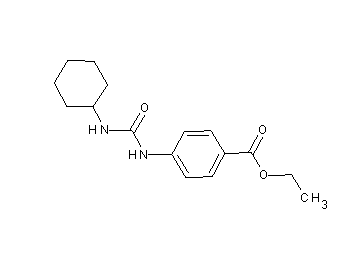 ethyl 4-{[(cyclohexylamino)carbonyl]amino}benzoate