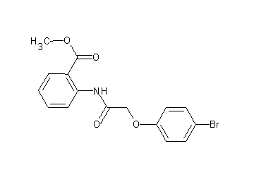 methyl 2-{[(4-bromophenoxy)acetyl]amino}benzoate