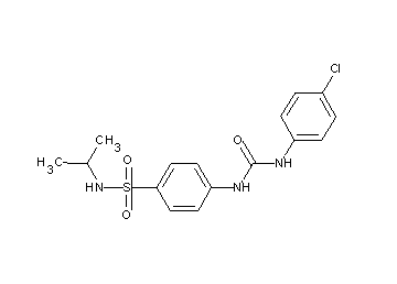 4-({[(4-chlorophenyl)amino]carbonyl}amino)-N-isopropylbenzenesulfonamide