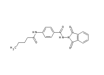 N-(1,3-dioxo-1,3-dihydro-2H-isoindol-2-yl)-4-(pentanoylamino)benzamide - Click Image to Close