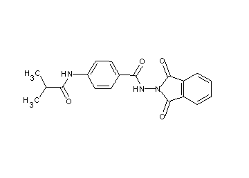N-(1,3-dioxo-1,3-dihydro-2H-isoindol-2-yl)-4-(isobutyrylamino)benzamide