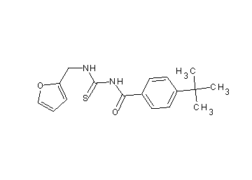 4-tert-butyl-N-{[(2-furylmethyl)amino]carbonothioyl}benzamide