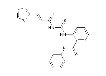 2-[({[3-(2-furyl)acryloyl]amino}carbonothioyl)amino]-N-phenylbenzamide