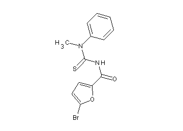 5-bromo-N-{[methyl(phenyl)amino]carbonothioyl}-2-furamide