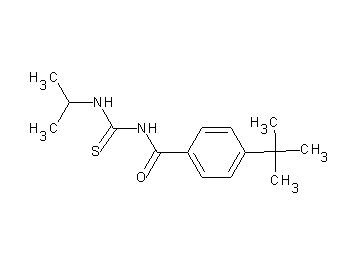 4-tert-butyl-N-[(isopropylamino)carbonothioyl]benzamide