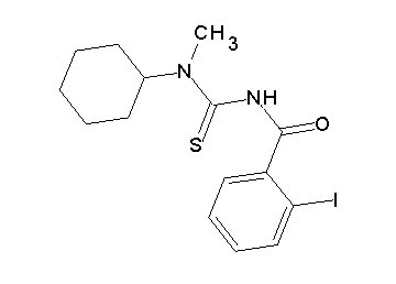 N-{[cyclohexyl(methyl)amino]carbonothioyl}-2-iodobenzamide