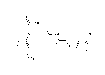 N,N'-1,3-propanediylbis[2-(3-methylphenoxy)acetamide]