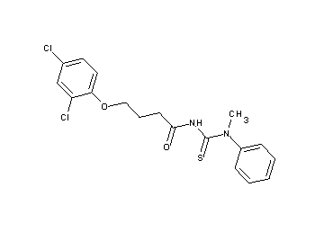 4-(2,4-dichlorophenoxy)-N-{[methyl(phenyl)amino]carbonothioyl}butanamide