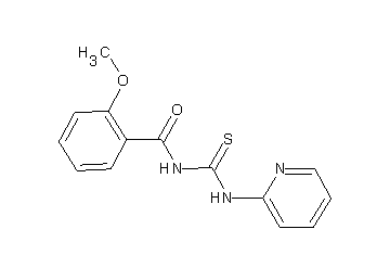 2-methoxy-N-[(2-pyridinylamino)carbonothioyl]benzamide