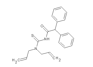 N-[(diallylamino)carbonothioyl]-2,2-diphenylacetamide