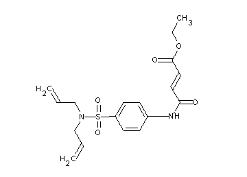 ethyl 4-({4-[(diallylamino)sulfonyl]phenyl}amino)-4-oxo-2-butenoate