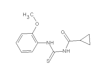 N-{[(2-methoxyphenyl)amino]carbonothioyl}cyclopropanecarboxamide