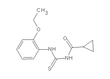 N-{[(2-ethoxyphenyl)amino]carbonothioyl}cyclopropanecarboxamide