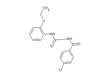 4-chloro-N-{[(2-ethoxyphenyl)amino]carbonothioyl}benzamide