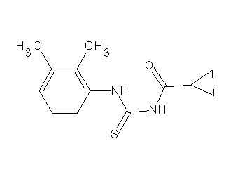 N-{[(2,3-dimethylphenyl)amino]carbonothioyl}cyclopropanecarboxamide