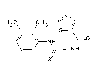 N-{[(2,3-dimethylphenyl)amino]carbonothioyl}-2-thiophenecarboxamide