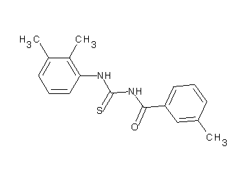 N-{[(2,3-dimethylphenyl)amino]carbonothioyl}-3-methylbenzamide