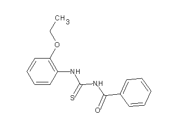 N-{[(2-ethoxyphenyl)amino]carbonothioyl}benzamide