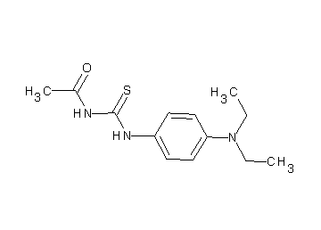 N-({[4-(diethylamino)phenyl]amino}carbonothioyl)acetamide