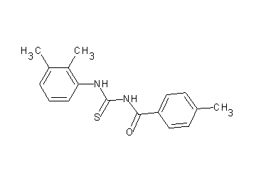 N-{[(2,3-dimethylphenyl)amino]carbonothioyl}-4-methylbenzamide
