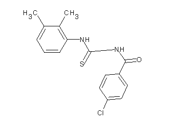 4-chloro-N-{[(2,3-dimethylphenyl)amino]carbonothioyl}benzamide