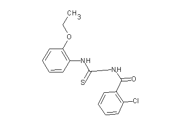 2-chloro-N-{[(2-ethoxyphenyl)amino]carbonothioyl}benzamide