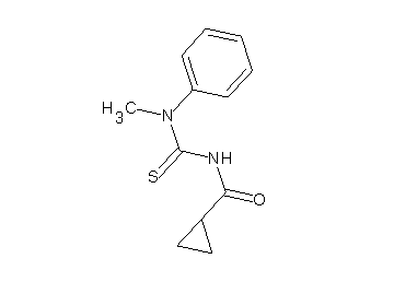 N-{[methyl(phenyl)amino]carbonothioyl}cyclopropanecarboxamide