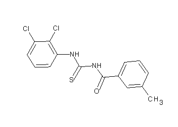 N-{[(2,3-dichlorophenyl)amino]carbonothioyl}-3-methylbenzamide