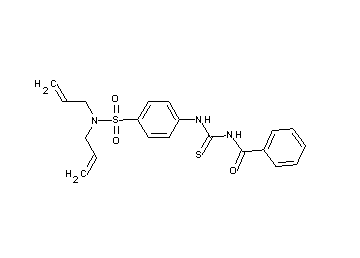 N-[({4-[(diallylamino)sulfonyl]phenyl}amino)carbonothioyl]benzamide