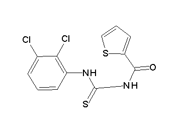 N-{[(2,3-dichlorophenyl)amino]carbonothioyl}-2-thiophenecarboxamide