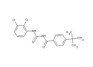 4-tert-butyl-N-{[(2,3-dichlorophenyl)amino]carbonothioyl}benzamide