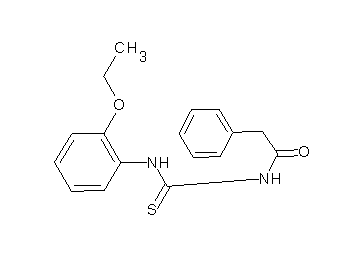 N-{[(2-ethoxyphenyl)amino]carbonothioyl}-2-phenylacetamide