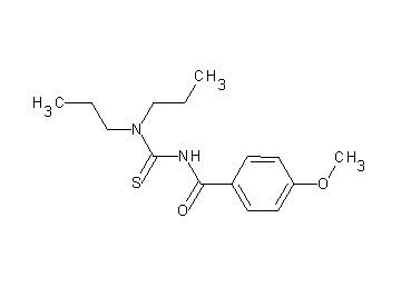 N-[(dipropylamino)carbonothioyl]-4-methoxybenzamide