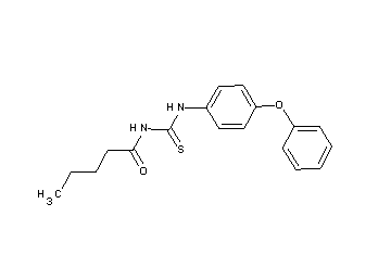 N-{[(4-phenoxyphenyl)amino]carbonothioyl}pentanamide