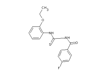N-{[(2-ethoxyphenyl)amino]carbonothioyl}-4-fluorobenzamide