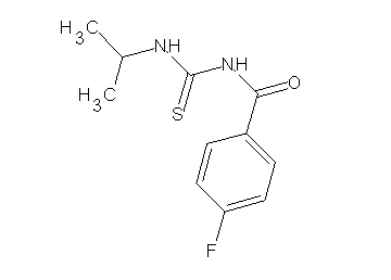 4-fluoro-N-[(isopropylamino)carbonothioyl]benzamide
