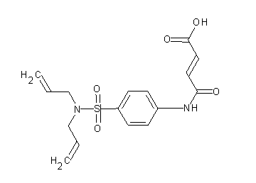 4-({4-[(diallylamino)sulfonyl]phenyl}amino)-4-oxo-2-butenoic acid