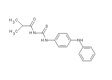 N-{[(4-anilinophenyl)amino]carbonothioyl}-2-methylpropanamide