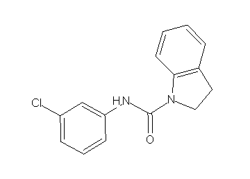 N-(3-chlorophenyl)-1-indolinecarboxamide