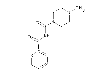 N-[(4-methyl-1-piperazinyl)carbonothioyl]benzamide