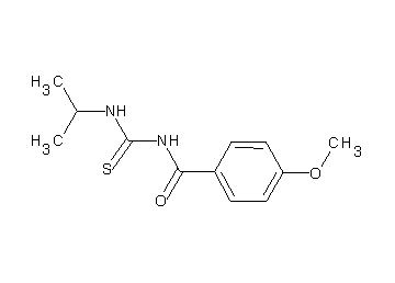 N-[(isopropylamino)carbonothioyl]-4-methoxybenzamide