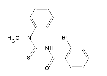 2-bromo-N-{[methyl(phenyl)amino]carbonothioyl}benzamide