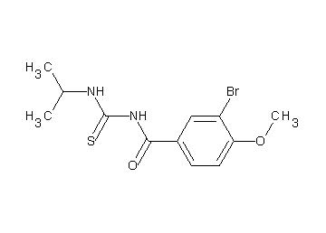 3-bromo-N-[(isopropylamino)carbonothioyl]-4-methoxybenzamide