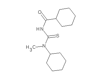 N-{[cyclohexyl(methyl)amino]carbonothioyl}cyclohexanecarboxamide