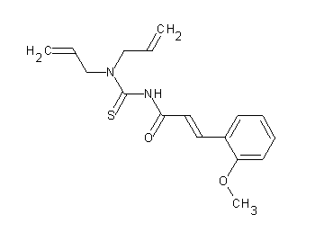 N-[(diallylamino)carbonothioyl]-3-(2-methoxyphenyl)acrylamide