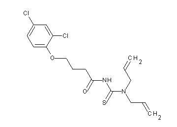 N-[(diallylamino)carbonothioyl]-4-(2,4-dichlorophenoxy)butanamide