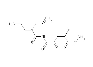 3-bromo-N-[(diallylamino)carbonothioyl]-4-methoxybenzamide