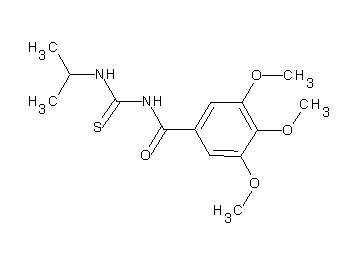 N-[(isopropylamino)carbonothioyl]-3,4,5-trimethoxybenzamide
