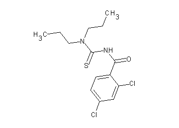 2,4-dichloro-N-[(dipropylamino)carbonothioyl]benzamide