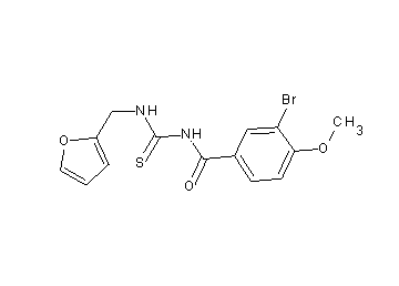 3-bromo-N-{[(2-furylmethyl)amino]carbonothioyl}-4-methoxybenzamide